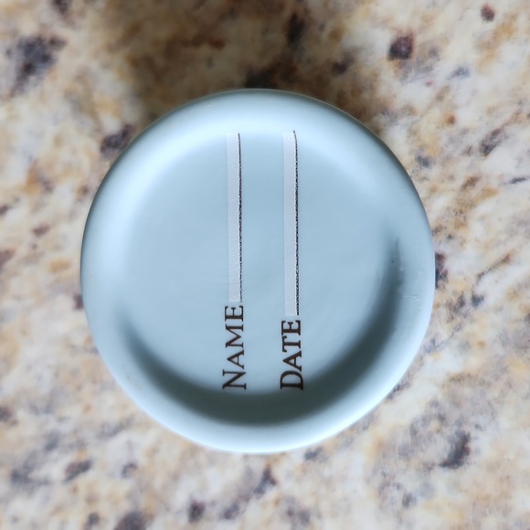 Baby Boy "My First Curl" Porcelain Container - Picture 4 of 5